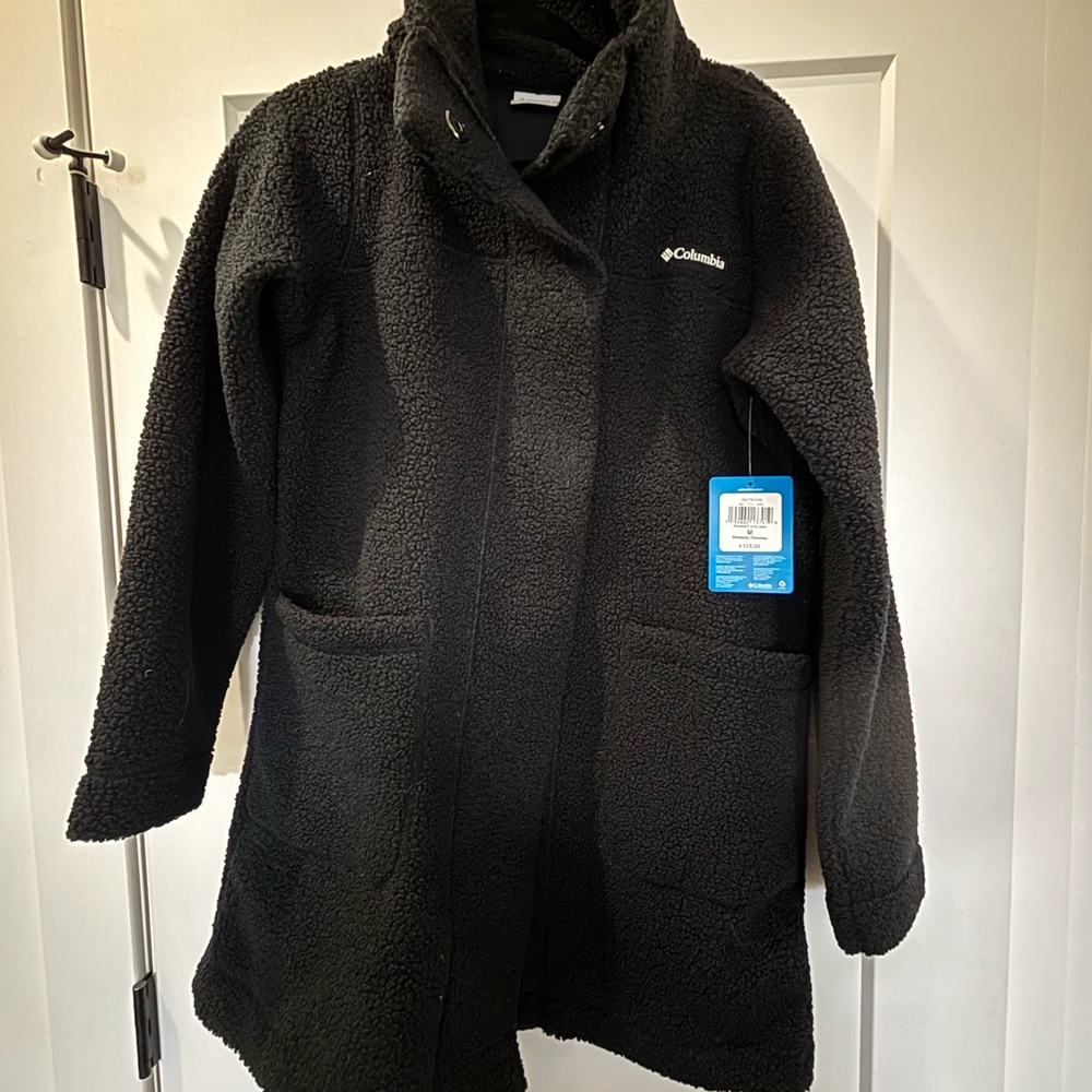 Columbia Black Fleece Coat